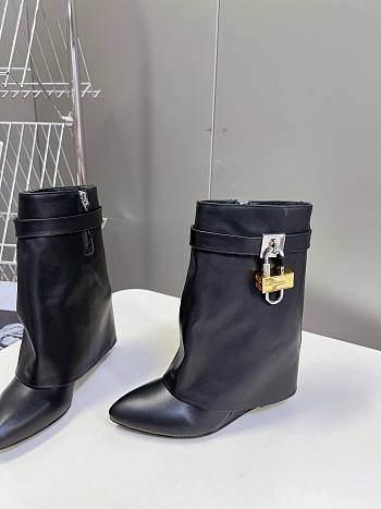 Givenchy Short Boots 4G LOGO Black 