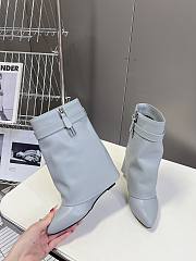 Givenchy Short Boots 4G LOGO Light Blue - 1