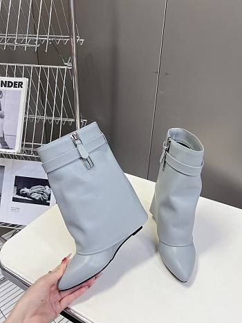 Givenchy Short Boots 4G LOGO Light Blue