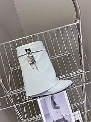 Givenchy Short Boots 4G LOGO Light Blue - 2