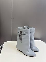 Givenchy Short Boots 4G LOGO Light Blue - 4