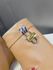 Givenchy Short Boots 4G LOGO Brown  - 6
