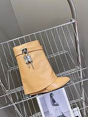 Givenchy Short Boots 4G LOGO Brown  - 4