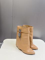 Givenchy Short Boots 4G LOGO Brown  - 2