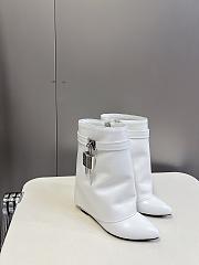 Givenchy Short Boots 4G LOGO White - 2