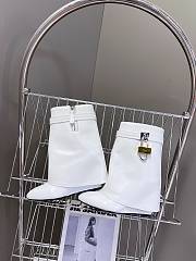 Givenchy Short Boots 4G LOGO White - 1