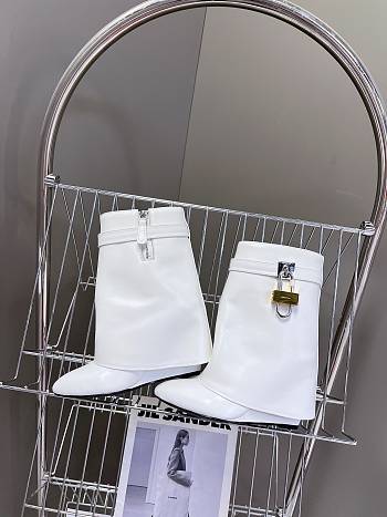 Givenchy Short Boots 4G LOGO White