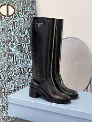 Prada Leather Boots Black  - 1