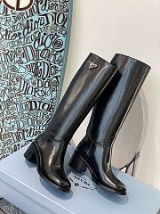 Prada Leather Boots Black  - 5