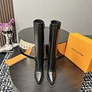 Louis Vuitton Silhouette High Heels Boots Black  - 2
