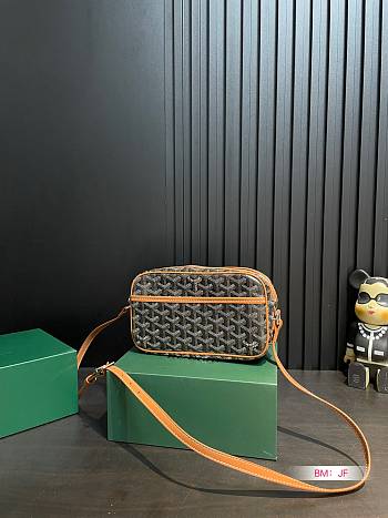 Goyard Cap-vert PM Bag Black And Brown 22 x 13 cm