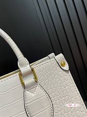 Louis Vuitton OnTheGo Crocodile Pattern Grey 25 x 20 cm - 6