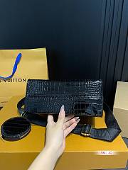 Louis Vuitton OnTheGo Crocodile Pattern Hot Pink 25 x 20 cm - 3
