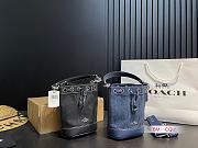 Coach Mini Bucket Bag Blue 15 x 19 cm - 2