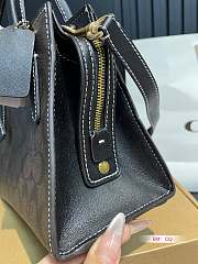 Coach Andrea Carrryall Black And Chocolate 22 x 11 x 17 cm - 2