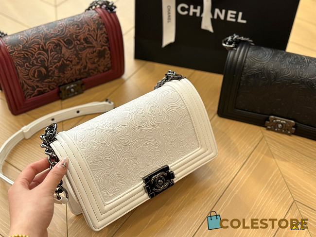 Chanel Le Boy White 25 cm - 1
