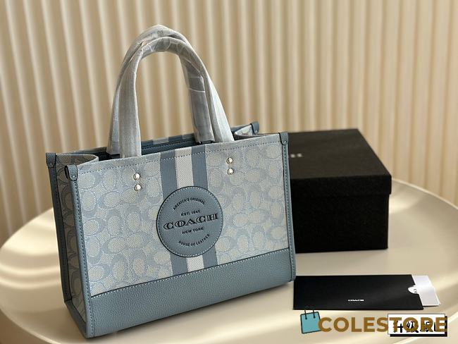 Coach Tote Blue 30 x 23 cm - 1