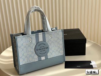 Coach Tote Blue 30 x 23 cm