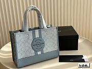 Coach Tote Blue 30 x 23 cm - 4