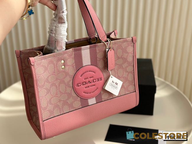 Coach Field Tote Dark Pink 30 x 23 cm - 1