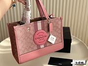 Coach Field Tote Dark Pink 30 x 23 cm - 1