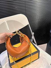 Fendi Graphy Brown Mini Bag 18 x 10 cm  - 5