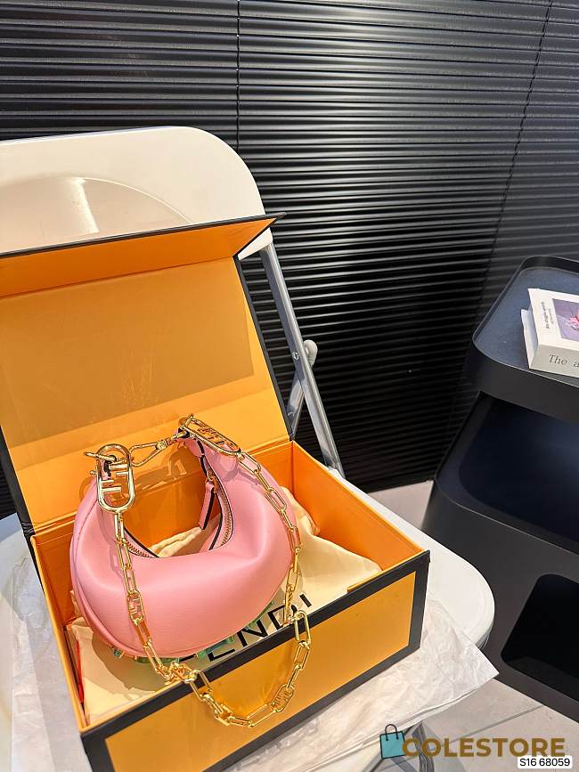 Fendi Graphy Pink Mini Bag 18 x 10 cm  - 1