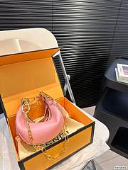 Fendi Graphy Pink Mini Bag 18 x 10 cm  - 1