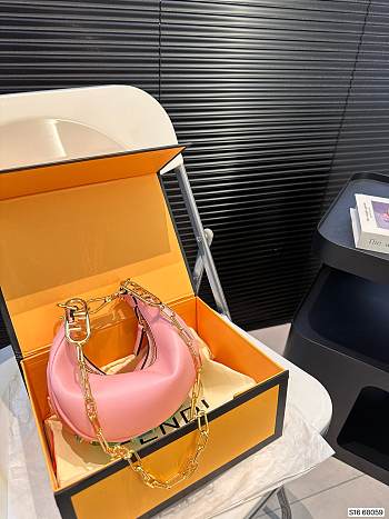 Fendi Graphy Pink Mini Bag 18 x 10 cm 