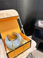 Fendi Graphy Blue Mini Bag 18 x 10 cm  - 1