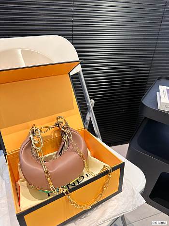 Fendi Graphy Beige Mini Bag 18 x 10 cm 