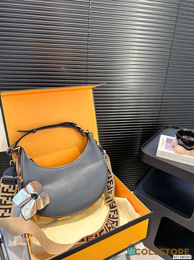 Fendi Graphy Bag Blue 25 x 13 cm - 1