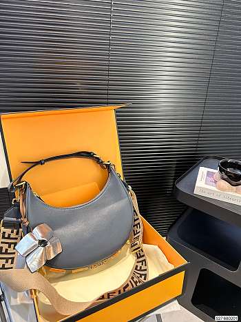 Fendi Graphy Bag Blue 25 x 13 cm