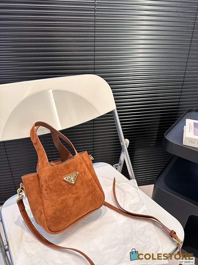 Prada Caramel Mini Bag 17 x 15.5 cm - 1