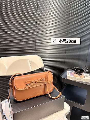 Colestore Balenciaga Leopolda Pochette Mini Bag Brown 28 x 14 cm