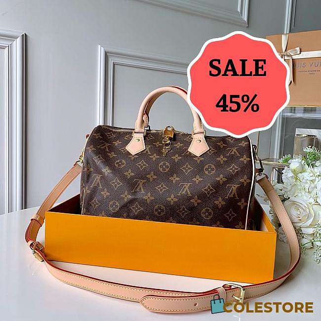 Only $195 Louis Vuitton Speedy Bandoulière 30 M41112 30cm - 1