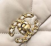 Chanel 19 Flap Bag Beige AS1161 30 x 20 x 10 cm - 6