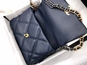 Chanel 19 Flap Bag Black AS1161 30 x 20 x 10 cm - 3