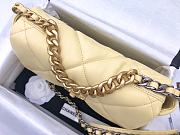 Chanel 19 Flap Bag Yellow AS1161 26 x 16 x 9 cm - 3