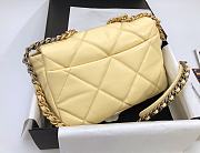 Chanel 19 Flap Bag Yellow AS1161 30 x 20 x 10 cm - 5