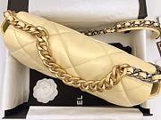 Chanel 19 Flap Bag Yellow AS1161 30 x 20 x 10 cm - 4