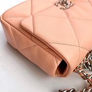 Chanel 19 Flap Bag Orange-Pink AS1161 26 x 16 x 9 cm - 3