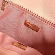 Chanel 19 Flap Bag Orange-Pink AS1161 30 x 20 x 10 cm - 3