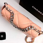 Chanel 19 Flap Bag Orange-Pink AS1161 30 x 20 x 10 cm - 2