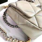 Chanel 19 Flap Bag Green AS1161 30 x 20 x 10 cm - 6
