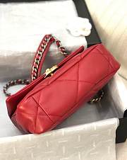 Chanel 19 Flap Bag Red AS1161 30 x 20 x 10 cm - 6