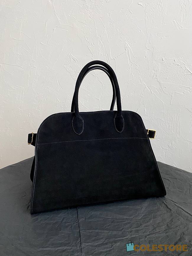 The Row Tote Margaux Seude Black 38 x 24 x 27 cm - 1