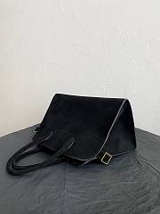 The Row Tote Margaux Seude Black 38 x 24 x 27 cm - 2