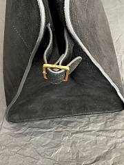 The Row Tote Margaux Seude Black 38 x 24 x 27 cm - 5