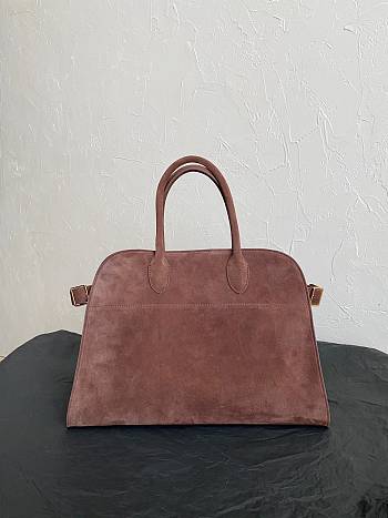 The Row Tote Margaux Seude Chocolate 38 x 24 x 27 cm